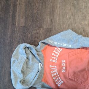 Crazy Apparel Size 12M Boothbay Harbor Maine Hoodie Sweatshirt